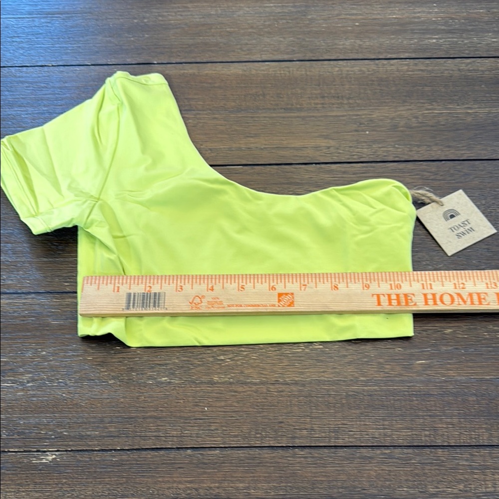 Toast Swim Signature One Shoulder Crop Top Size XS - Picture 4 of 8